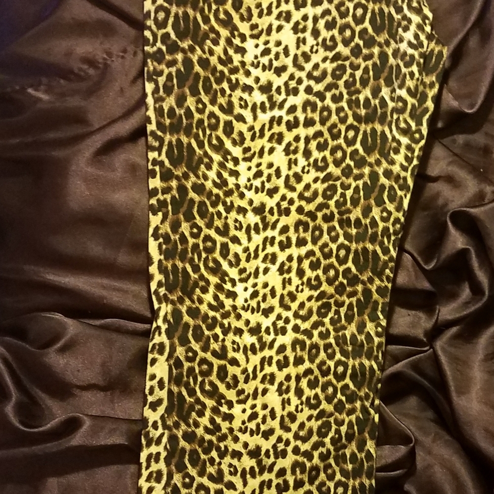 Vintage Blue Leopard Pants Size 13 - Picture 2 of 6